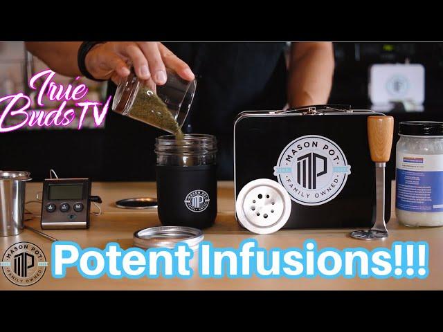 How To Make Potent Cannabis Infused Coconut Oil With The Mason Pot Infuser Kit @MasonPot