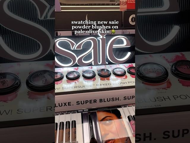 did they rock powder blush too?  #saie #saiebeauty #saieblush #oliveskin #paleolive