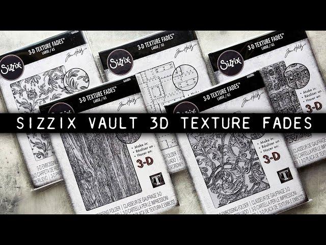 Tim Holtz Sizzix Vault 3D Texture Fades