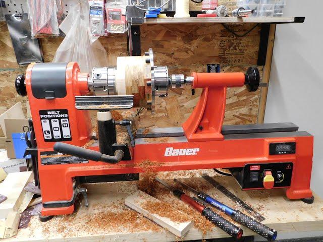 Bauer 14 X 20 EVS Wood Lathe