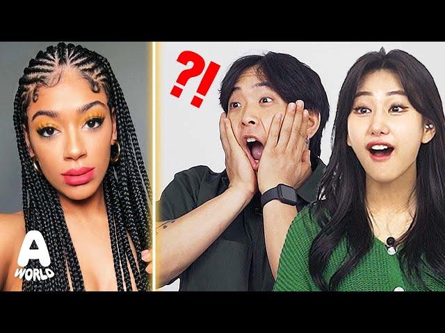 Koreans React To Black Women's Attractive Hairstyles