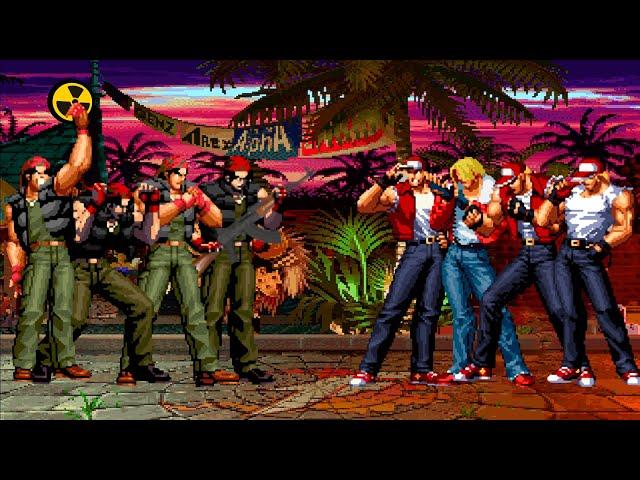 [KOF Mugen] Ralf Team vs Terry Team