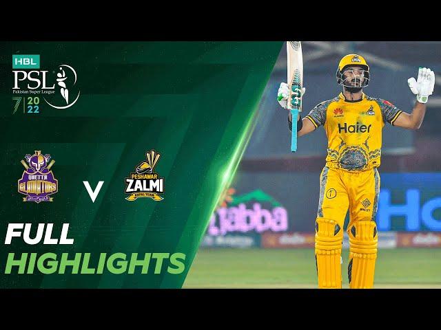 Full Highlights | Quetta Gladiators vs Peshawar Zalmi | Match 2 | HBL PSL 7 | ML2T