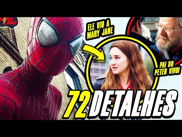 EXPLICADO! 72 DETALHES EM ESPETACULAR HOMEM ARANHA 2 (EASTER EGGS + REFERÊNCIAS + ERROS) HISTÓRIA