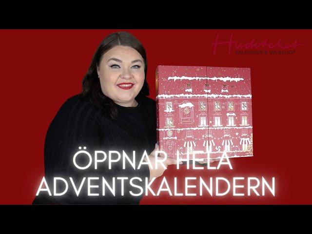 ÖPPNAR HUDOTEKETS ADVENTSKALENDER 2024 (bästa för hudvård än så länge!)