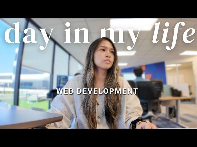 Day in my life as a Software Engineer | back to web development + charting + current task updates