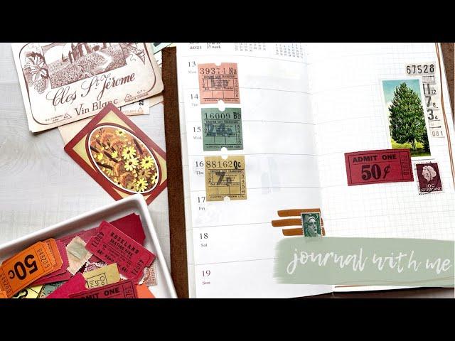 Traveler's Notebook Journal With Me feat. Crafty Lisa’s Vintage