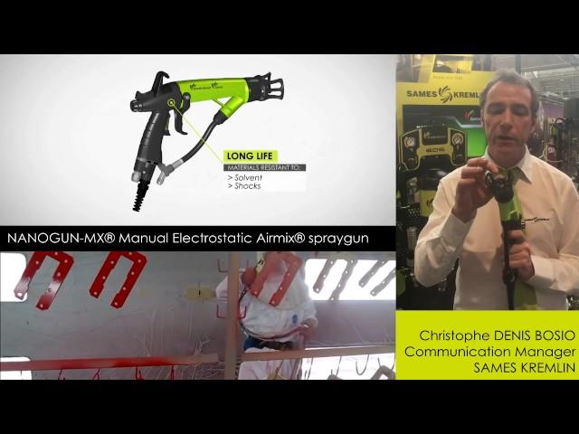 NANOGUN Manual Electrostatic Airmix® spraygun - Explanation in details | SAMES KREMLIN