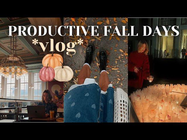 VLOG ️ productive days (Uni, Sport, Lichtfest)