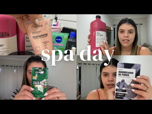 SPA DAY: Glow Up, testando a linha Pro Longer L’Oréal, sombrancelhas e máscara facial!‍️