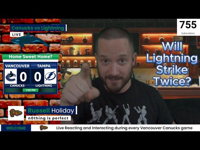 Canucks vs Lightning | Live Reaction and Interaction | Will lightning strike twice?