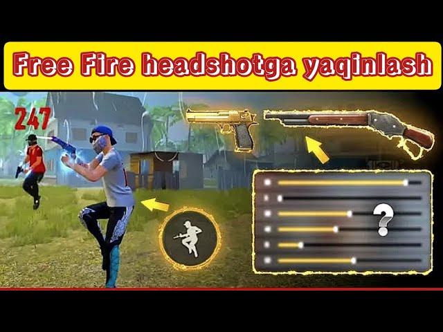 Chiter sozlama | Free Fire dagi kuchli o'yinchilar nastroykasi | FF-da HEADSHOT BERISH