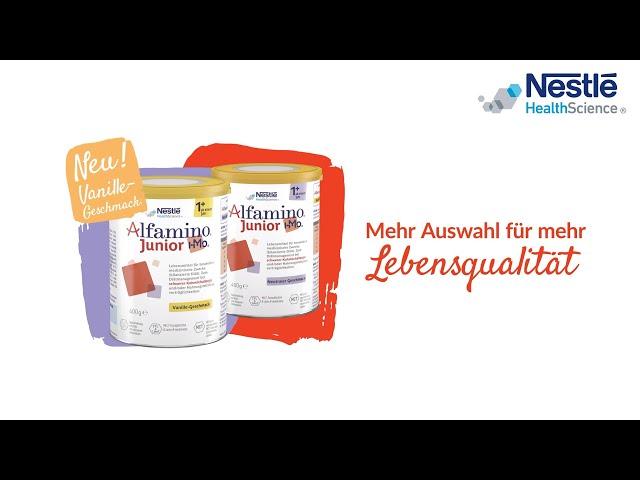 Alfamino® Junior - Spezialnahrung mit HMO bei Kuhmilchallergie