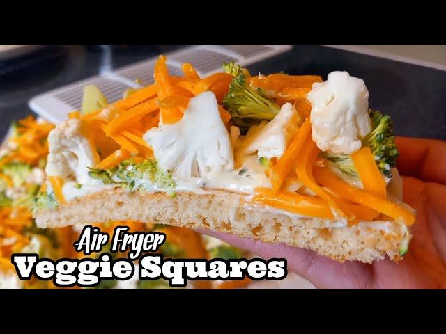 Air Fryer Veggie Square | How to make Pillsbury Crescent Dough Sheet