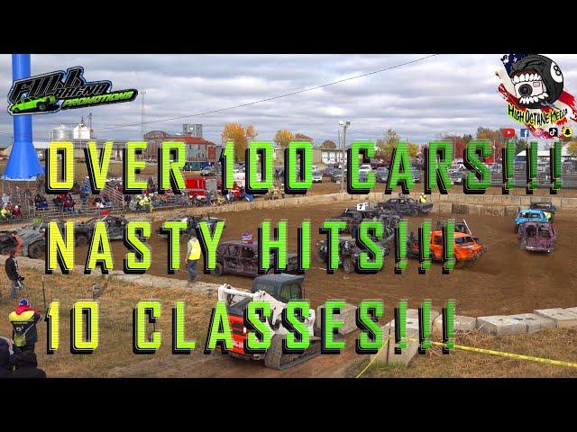 Demolition Derby - 10 Classes - Over 100 Cars and Trucks - OTTERTAIL FALL CLEAN UP SHOW - 10-15-22