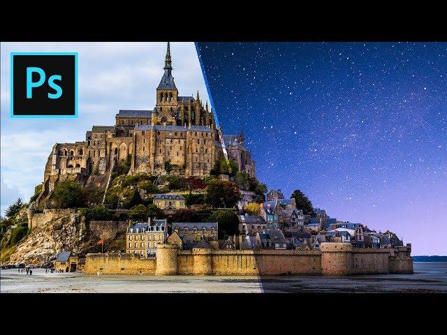 Photoshop: How To Select & Delete The Sky (Turn Day To Night)