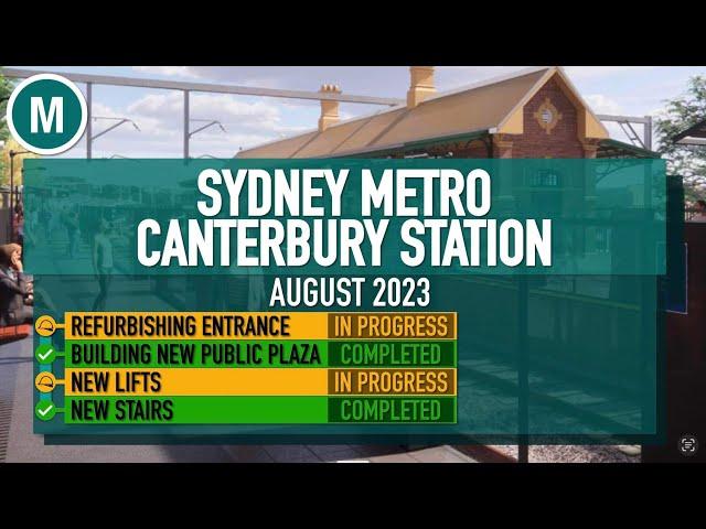 Canterbury Metro Station — August 2023