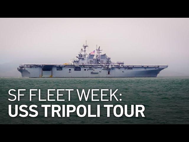 SF Fleet Week: A Tour of the Brand New USS Tripoli