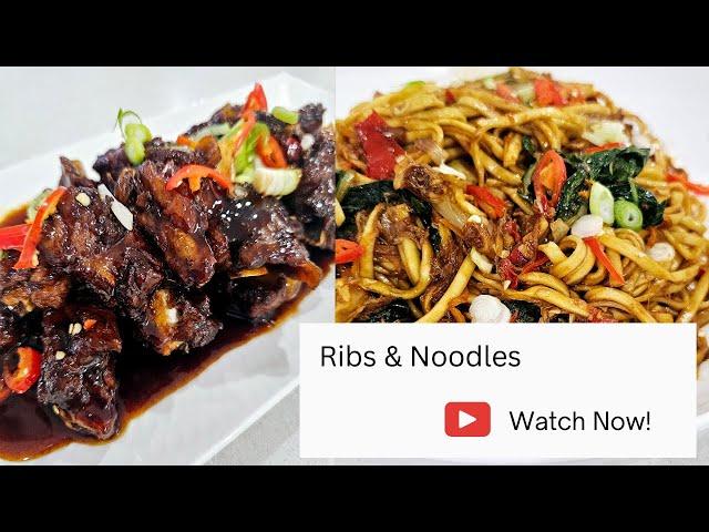 Asian Noodles and Pork Ribs - Thermomix