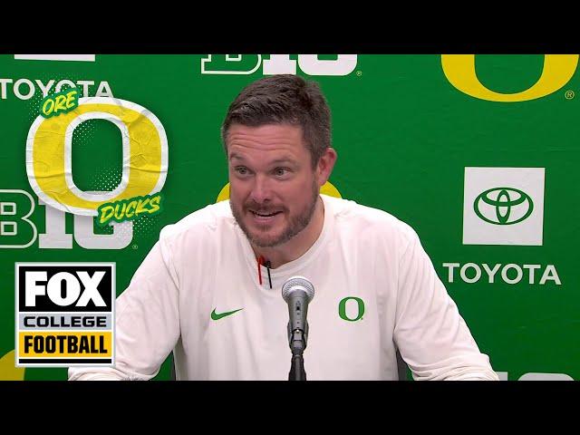 Postgame Interview: Dan Lanning on Oregon defeating Oregon State, 49-14  | FOX College Football