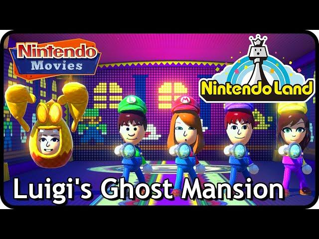 Nintendo Land - Luigi's Ghost Mansion Compilation (5 Players, Maurits, Rik, Danique, Thessy, Anja)