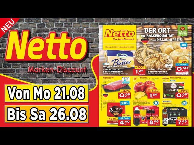 Netto Marken-Discount Prospekt | Prospekt Angebote Werbung DE | Gültig von 21/08 Bis 26/08