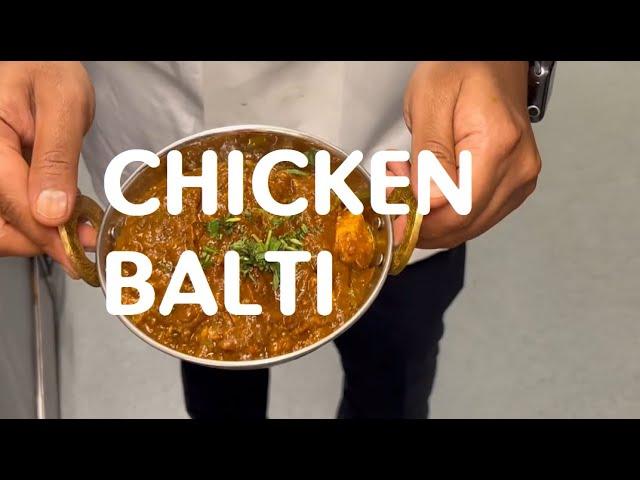 How To Make Chicken Balti Restaurant Style