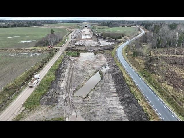 Rail Baltica Raplamaa mainline section I (part I - 05.11.2024)