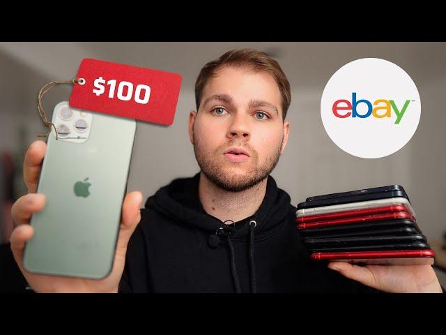 Buying DESTROYED iPhones on Ebay and Selling Them.