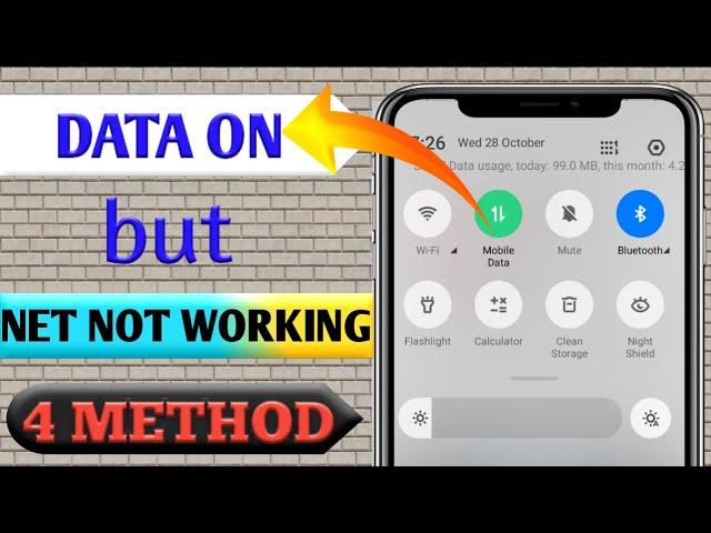 mobile data on but internet not working | how to fix mobile data not working (android) | net speed