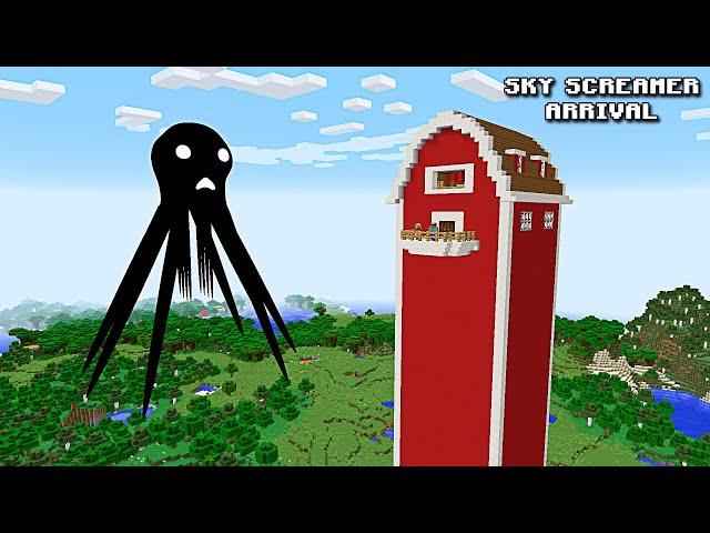 SURVIVING FROM SKY SCREAMER ARRIVAL in Minecraft - Gameplay - Coffin Meme