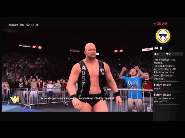 Wwe 2k16:showcase mode Live!!!