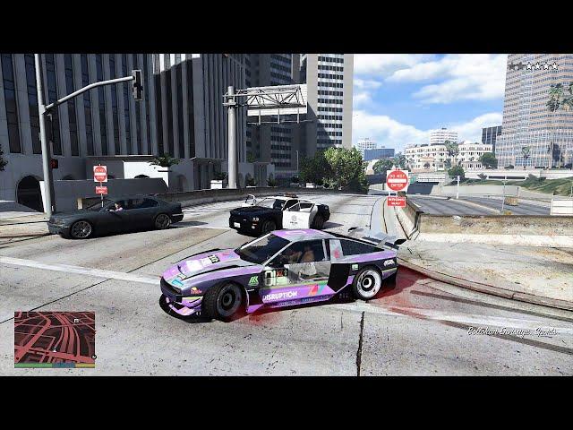 GTA 5 - BEST CAR + POLICE CHASE (ENVISAGE)