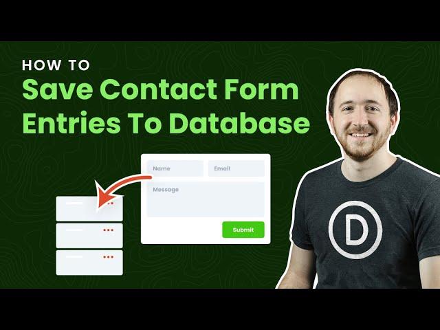 How To Save Divi Contact Form Entries To The Database