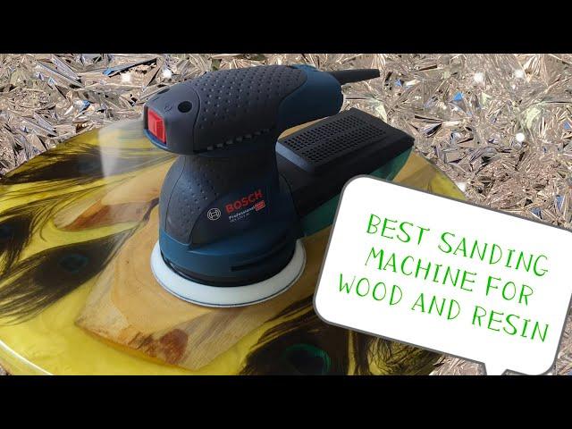 Sanding machine for resin and wood BOSCH PROFESSIONAL 125 #resin #epoxyresin #furniture #tools#epoxy