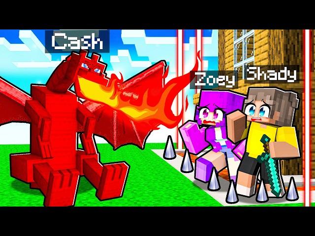 SECURITY HOUSE vs DRAGON CASH in Minecraft!