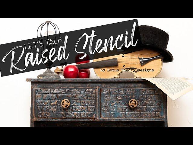 Raised Stencil Effect
