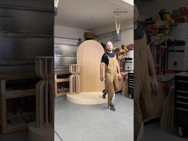 Stage/platform build for birthday event display  #diy #event #decoration #woodworking