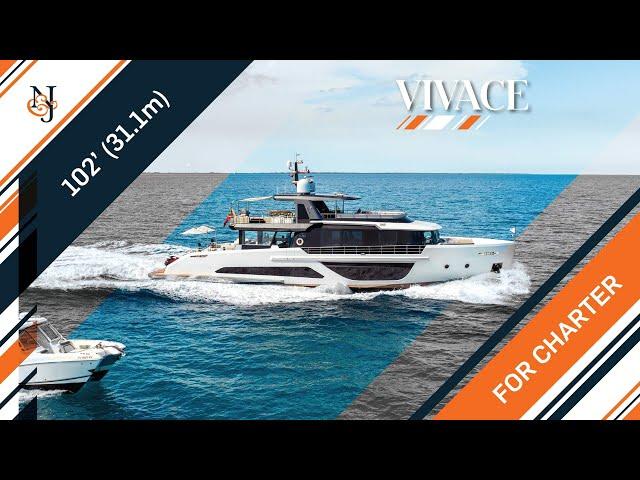 M/Y VIVACE for Charter | 102' (31.1m) Alpha Custom Yacht