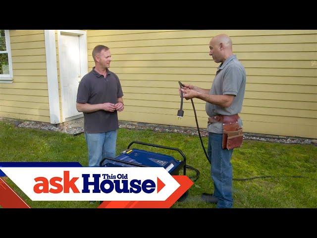 How to Install a Manual Transfer Switch for a Portable Generator | Ask This Old House