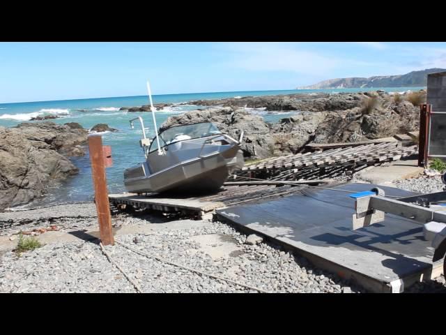 This is how we launch boats in New Zealand