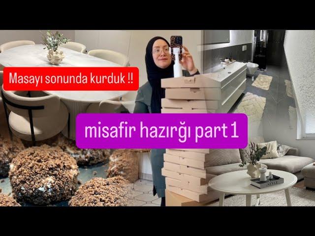 TEMİZLİKDÜZENALIŞVERİŞİŞtüm gün neler yaptı ⁉️köstebek pasta tarifimmisafir hazırlığı part1