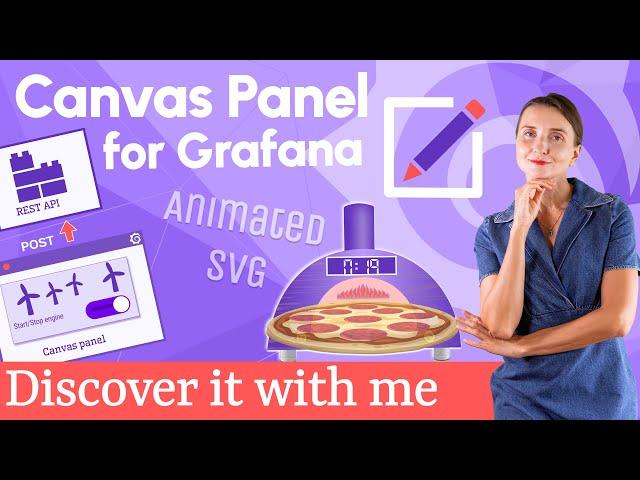 Canvas panel for Grafana | Advanced animated SVG element