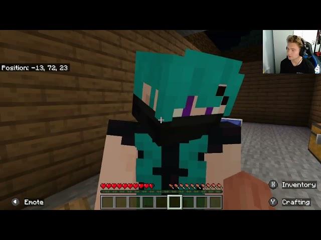 Minecraft (Part 1) (w/ Johnna, Kayla, & @Firebaum)