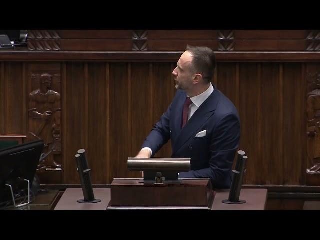 Ostro w Sejmie! Kowalski: chce, żeby ten tchórz minister Kierwiński w końcu wyszedł!