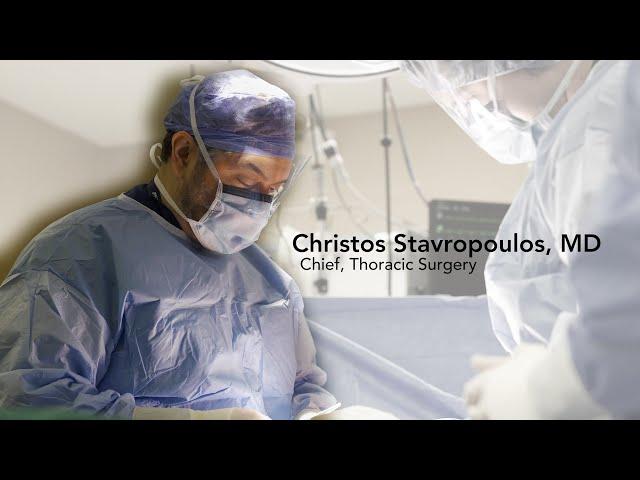 Dr. Christos Stavropoulos - Thoracic Surgery