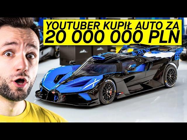 YouTuber odebrał BUGATTI BOLIDE! - MotoNEWS