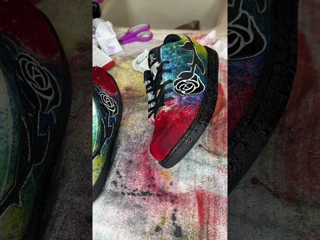 How do you feel about this method?  #shoes #kicks #custom #diy #kizokicks