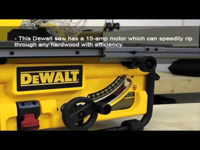 Dewalt dw745 table saw review 2021