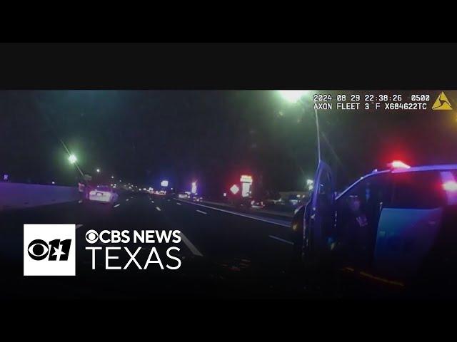 Dallas police release dashcam footage following officer Darron Burks’ tragic death